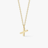 Classic Letter Necklace 18K Gold Plated