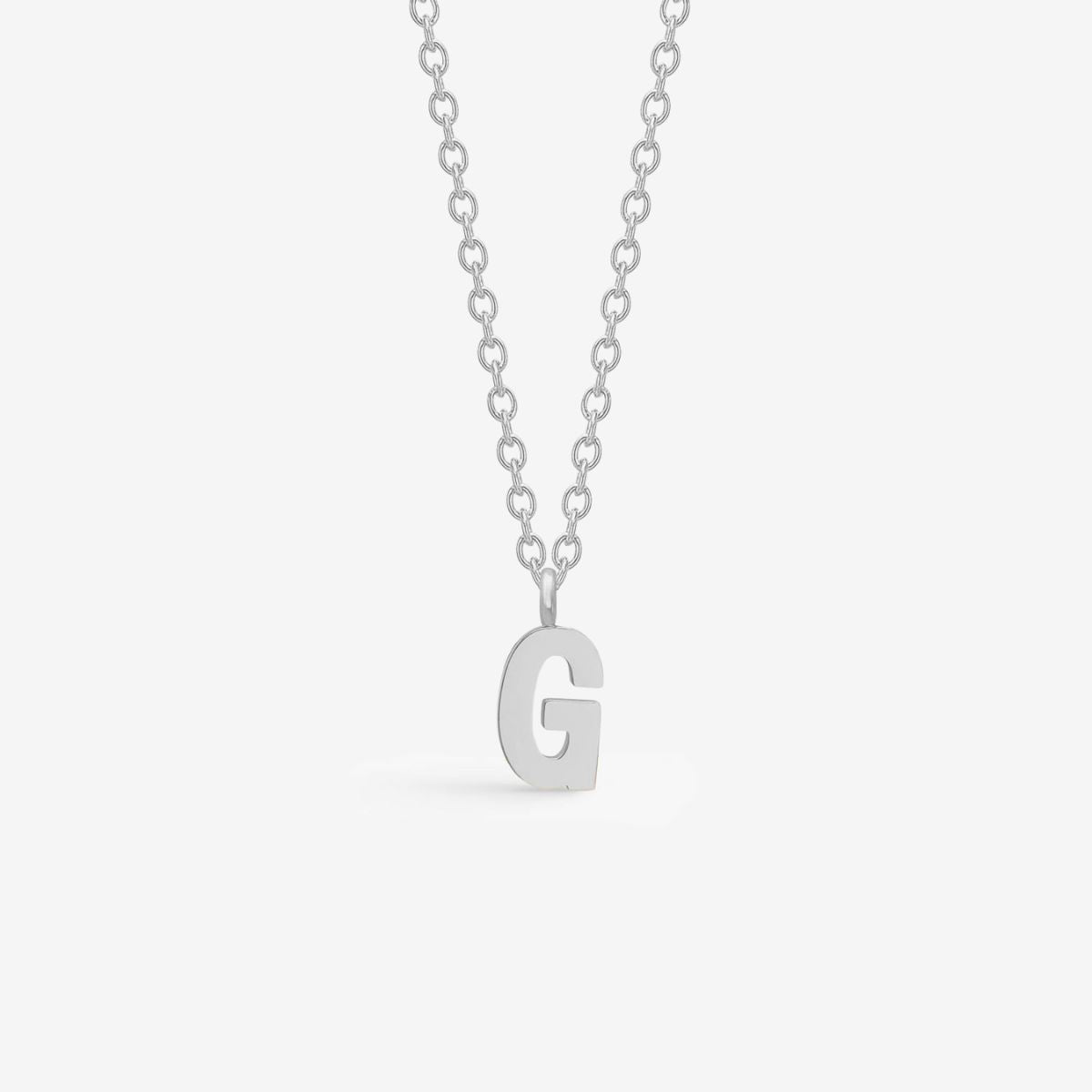 Classic Letter Necklace 925 Silver