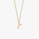 Classic Letter Necklace 18K Gold Plated