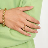 FAM Signet Ring 18K Gold Plated