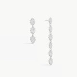 Scoria Dangler Duo Earrings, 925 Silver Plated — Limited Edition