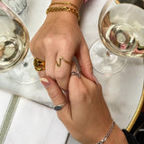 Wave Ring 925 Silver