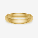 Classic Band Ring 18K Gold Plated · 4 mm