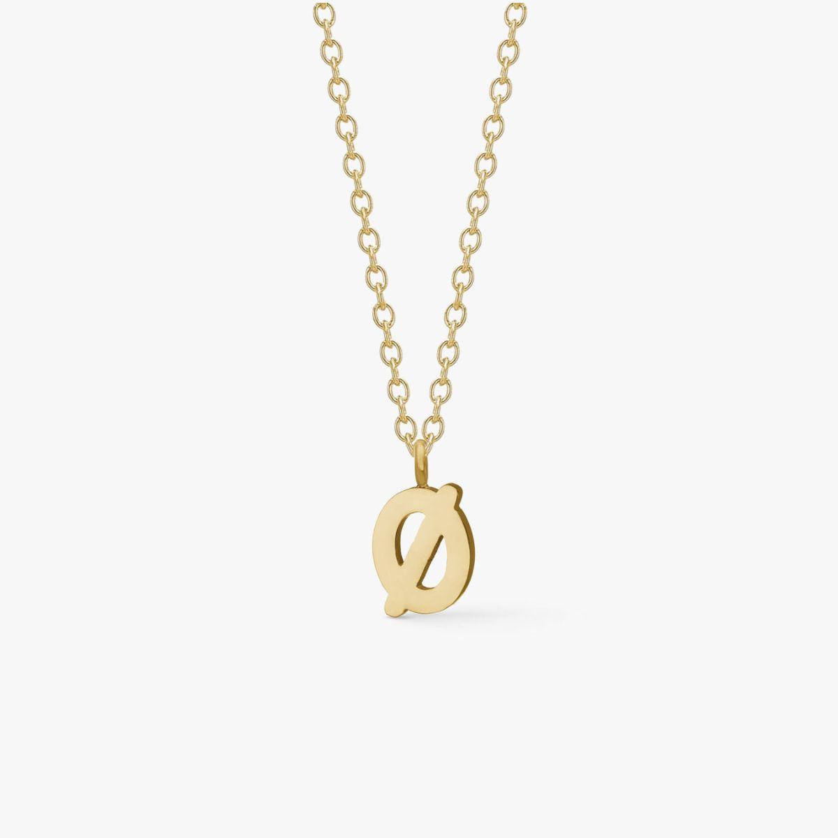 Classic Letter Necklace 18K Gold Plated