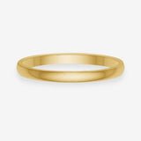 Classic Band Ring 18K Gold Plated · 2 mm