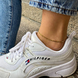 Figaro Anklet 18K Gold Plated 3 mm