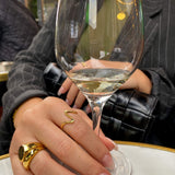 Wave Ring 18K Gold Plated