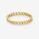Panzer Faceted Ring 18K Gold Plated 3 mm