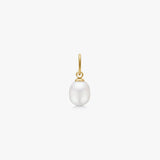 Classic Pearl Pendant, 18K Gold Plated, 7 mm