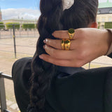 Classic Dome Ring 18K Gold Plated