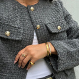 Classic Bangle 18K Gold Plated · 5 mm