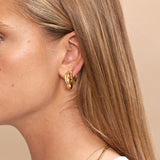 Melted Hoops 18K Gold Plated Small