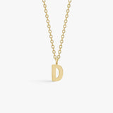 Classic Letter Necklace 18K Gold Plated