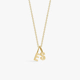 Classic Letter Pendant 18K Gold Plated
