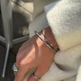 Flat Snake Bracelet, 925 Silver, 2 mm