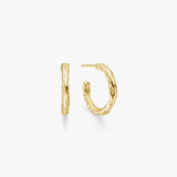 Melted Hoops 18K Gold Plated Small