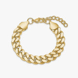 Panzer Facet Bracelet, 18K Gold Plated, 10 mm