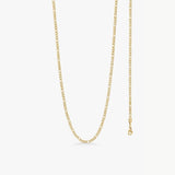 Figaro Body Chain, 18K Gold Plated, 3 mm