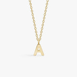Classic Letter Necklace 18K Gold Plated