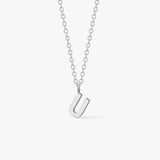 Classic Letter Necklace 925 Silver