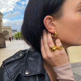 Classic Dome Ring 18K Gold Plated