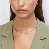 Figaro Choker 18K Gold Plated · 3 mm