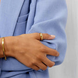 Star Classic Dome Ring 18K Gold Plated