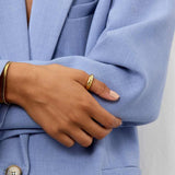 Star Classic Dome Ring 18K Gold Plated