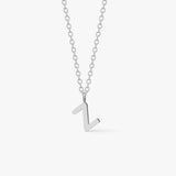 Classic Letter Necklace 925 Silver