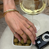 Wind Loop Ring, 18K Gold Plated