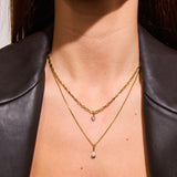 Twisted Necklace, 18K Gold Plated