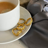 Scoria Classic Ring 18K Gold Plated