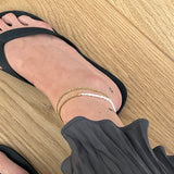 Figaro Anklet 18K Gold Plated 3 mm