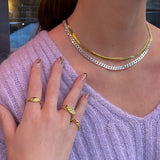 Hamret Oval Signet Ring 18K Gold Plated