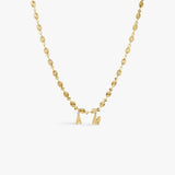 Classic Letter Pendant 18K Gold Plated