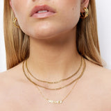 Figaro Choker 18K Gold Plated · 3 mm