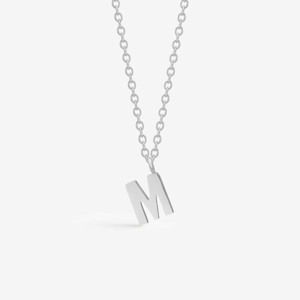 Classic Letter Necklace 925 Silver