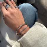 Flat Snake Bracelet, 925 Silver, 2 mm