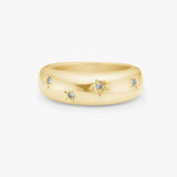 Star Classic Dome Ring 18K Gold Plated