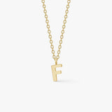 Classic Letter Necklace 18K Gold Plated