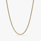 Rope Choker 18K Gold Plated 3 mm