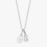 Classic Letter Pendant Silver Plated