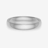 Classic Band Ring, 925 Silver, 4 mm