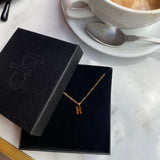 Classic Letter Necklace 18K Gold Plated