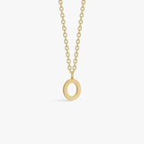 Classic Letter Necklace 18K Gold Plated