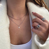 Classic Letter Necklace 925 Silver