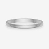 Classic Band Ring, 925 Silver, 2 mm