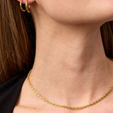 Rope Choker 18K Gold Plated 3 mm