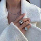 Dome Ring, 925 Silver