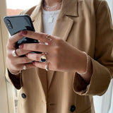 Wave Ring 925 Silver